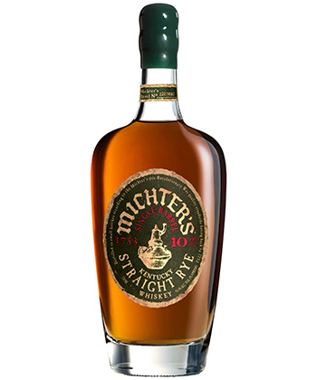 Michter’s 10 Year Single Barrel Kentucky Straight Rye Whiskey is one of the best rye whiskey brands for 2023. 