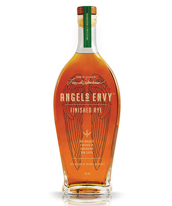 Angel’s Envy Finished Rye is one of the best rye whiskies to gift in 2023. 