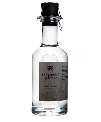 Distileria Santanera Tahona Blanco is one of the best tequilas to gift in 2023. 