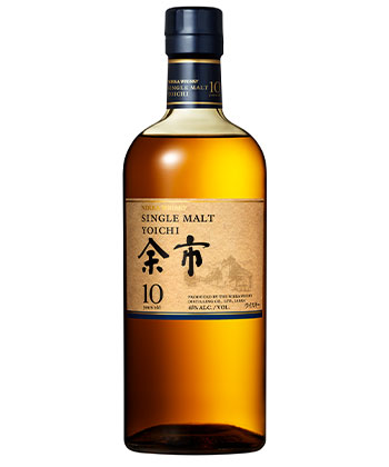Nikka Yoichi Single Malt 10-Year-Old is one of the best Japanese whisky brands for 2023. 