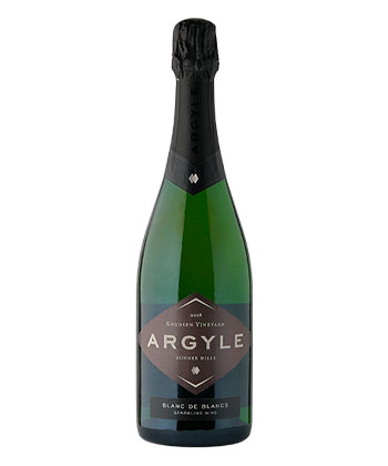 Argyle Knudsen Vineyard Blanc de Blancs 2018 is one of the best wines for Thanksgiving. 