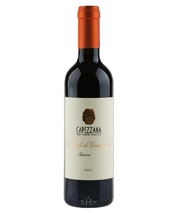 Capezzana Vin Santo di Carmignano Riserva 2015 is one of the best wines for Thanksgiving. 