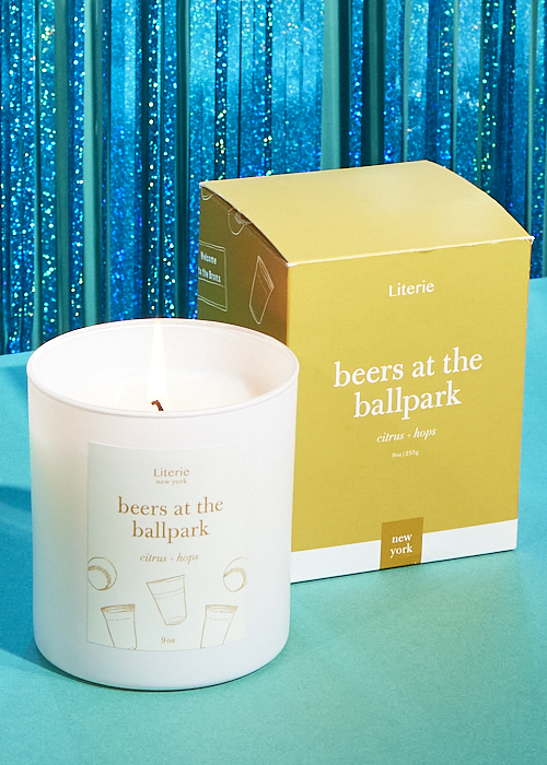 Literie Beers at the Ballpark Candle is one of the best gifts to give this holiday season. 