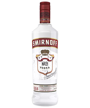 Smirnoff is one of the best selling vodkas in the world. 