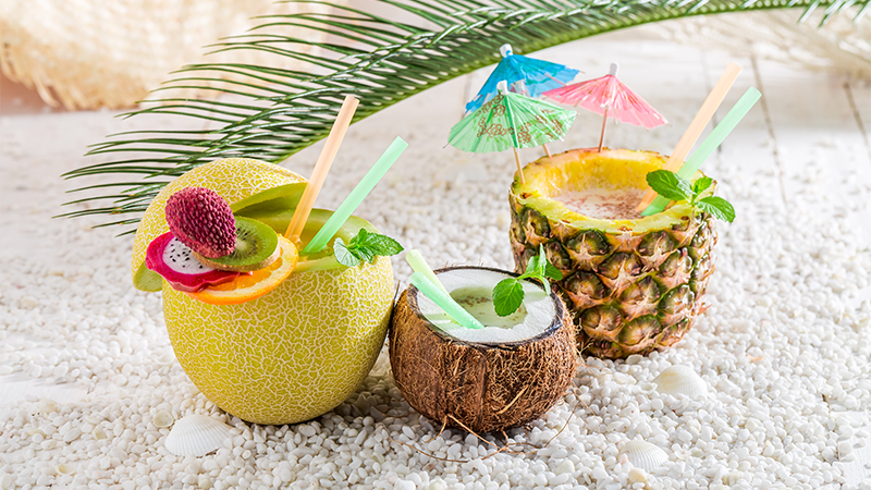 A Tropical Takeover and an increase in the number of tropical drinks available is a trend to look out for in 2024. 