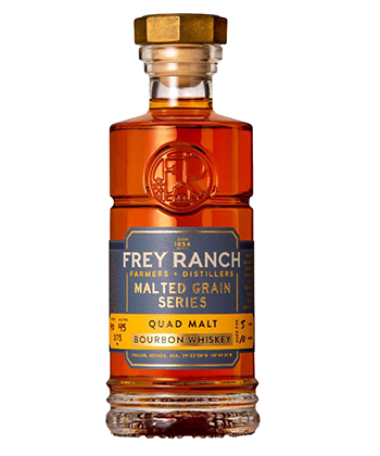Frey Ranch Quad Malt Bourbon is one of the best spirits for 2023. 