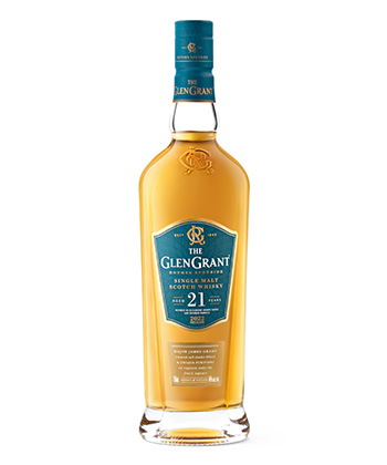 The Glen Grant Aged 21 Years 2022 Release is one of the best spirits for 2023. 