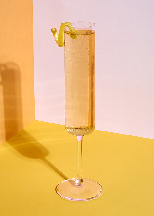 The Champagne Cocktail is one of the best Champagne cocktails. 
