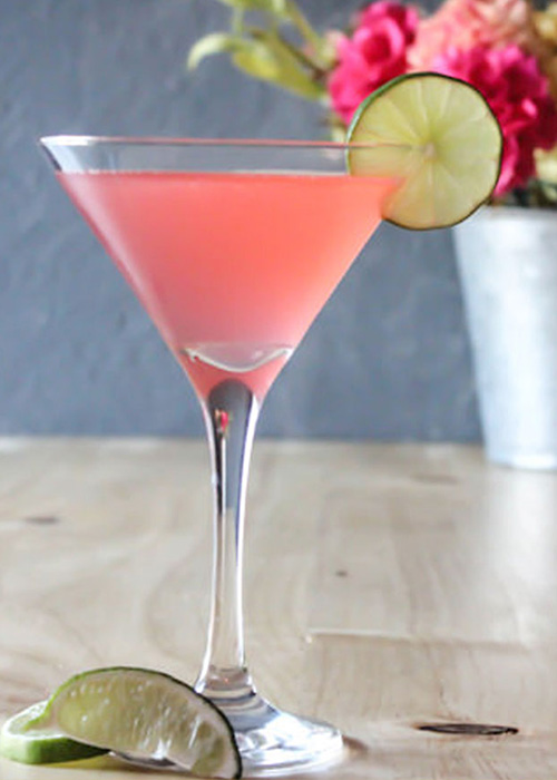 The Sparkling Cosmo is one of the best Champagne cocktails. 