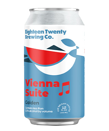 Eighteen Twenty Brewing Co. Vienna Suite Golden is one of the best non-alcoholic beers for 2024. 