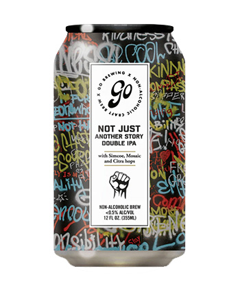 Go Brewing Not Just Another Story Double IPA is one of the best non-alcoholic beers for 2024. 