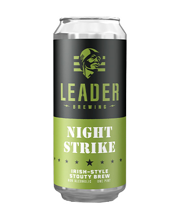 Leader Brewing Night Strike Irish-Style Dark Brew is one of the best non-alcoholic beers for 2024. 
