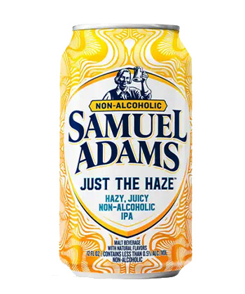Samuel Adams Just the Haze is one of the best non-alcoholic beers for 2024. 