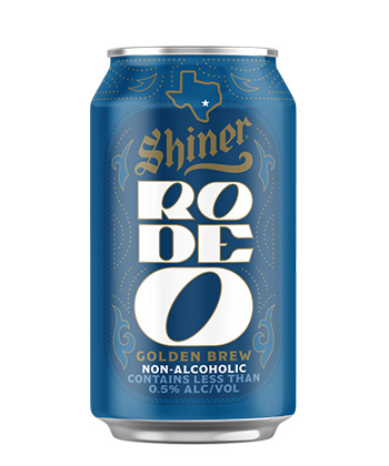Shiner Rode0 Golden Brew is one of the best non-alcoholic beers for 2024. 