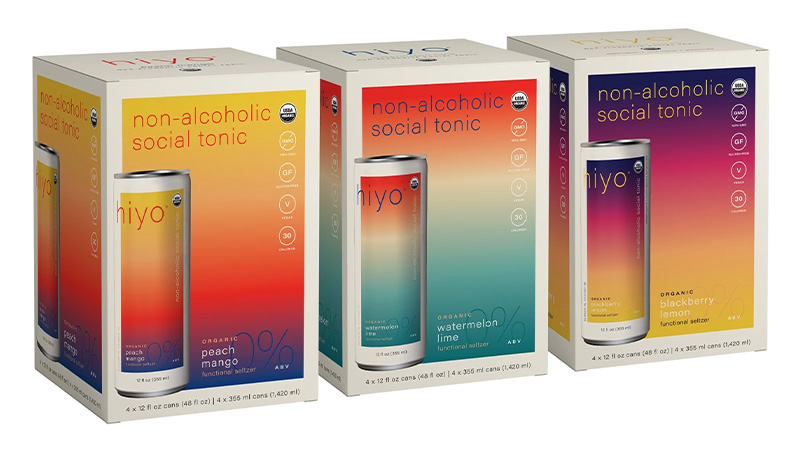 Hiyo is one of the best non-alcoholic drinks brands for 2024. 