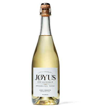 Jøyus NA White Sparkling is one of the best non-alcoholic wines for 2024. 