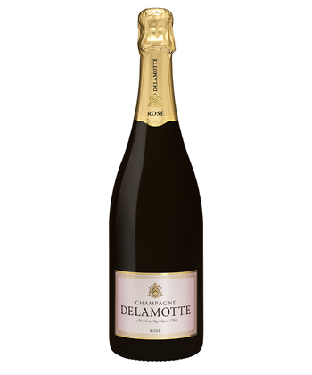 Champagne Delamotte Rosé NV is one of the best Champagnes for 2023. 