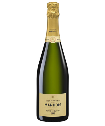 Champagne Mandois Blanc de Blancs Premier Cru Brut 2017 is one of the best Champagnes for 2023. 