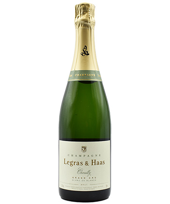 Champagne Legras & Haas Grand Cru Blanc de Blancs NV is one of the best Champagnes for 2023. 