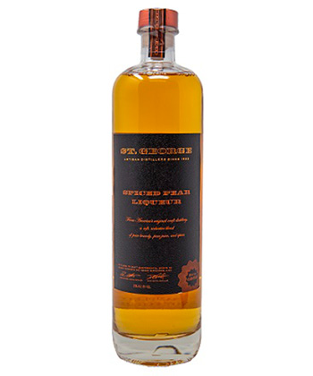 St. George Spirits Spiced Pear Liqueur is one of the best liqueurs to gift this holiday season. 