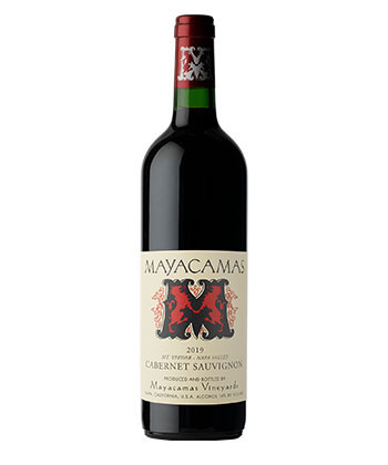 Mayacamas Vineyards Cabernet Sauvignon 2019 is one of the best red wines for gifting this holiday season. 