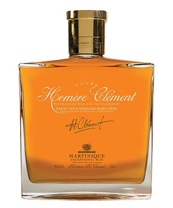Rhum Clément Cuvée Homère is one of the best rums to gift this year. 