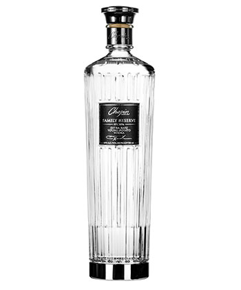 Chopin Vodka Family Reserve is one of the best vodkas for gifting this holiday season. 