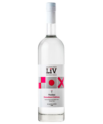 LiV Vodka Standard Edition is one of the best vodkas for gifting this holiday season. 