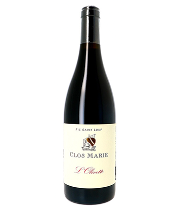 Clos Marie Pic Saint Loup ‘L’Olivette’ 2020 is one of the best red wines from the Languedoc. 