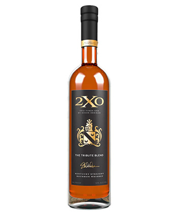 2XO The Tribute Blend Bourbon is one of the best after-dinner bourbons for 2023. 