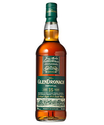 The GlenDronach Revival Aged 15 Years is one of the best after-dinner Scotches. 