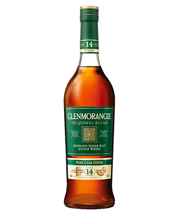 Glenmorangie The Quinta Ruban 14 Year Old Highland Single Malt Scotch Whisky is one of the best after-dinner Scotches. 