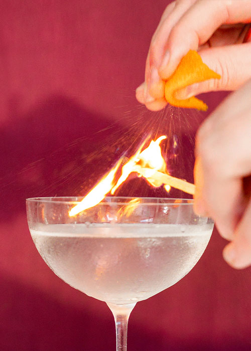 The Flame of Love is one of the best Martini cocktail recipes. 