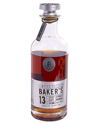 Baker's 13 Year Old Single Barrel Bourbon (2023) is one of the best whiskies for 2024. 