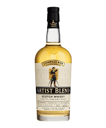 Compass Box Artist Blend Scotch Whisky is one of the best whiskies for 2024. 