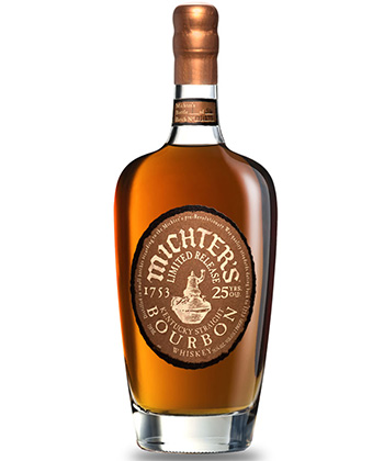 Michter's 25 Year Old Kentucky Straight Bourbon (2023) is one of the best whiskies for 2024. 