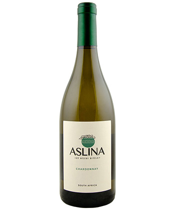 Aslina Chardonnay 2022 is one of the best white wines from South Africa. 
