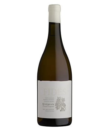 Bosman Family Vineyards ‘Fides’ Skin Contact Grenache Blanc 2020 is one of the best white wines from South Africa. 