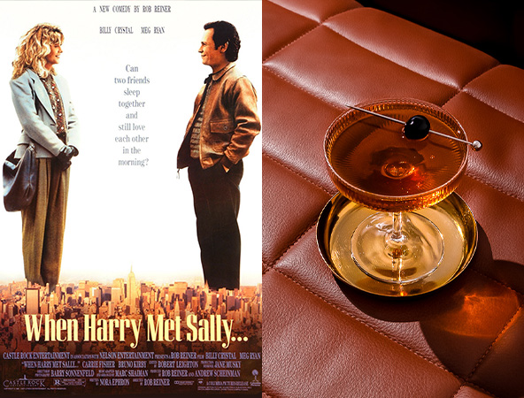 When Harry Met Sally and the Manhattan are the perfect rom-com and cocktail pairing. 