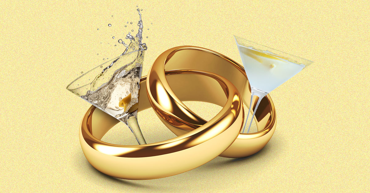 Something Borrowed, Something Blue, and Something Boozy The Martini Is