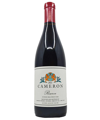 Cameron Winery’s Reserve Pinot Noir is one of the best bang for your buck Pinot Noirs, according to sommeliers. 