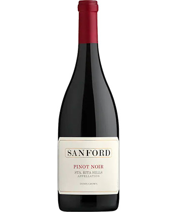 Sanford Pinot Noir from the Santa Rita Hills is one of the best bang for your buck Pinot Noirs, according to sommeliers. 