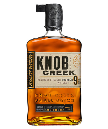 Knob Creek 9 Year Old Bourbon Whiskey is one of the best bourbons for 2024. 