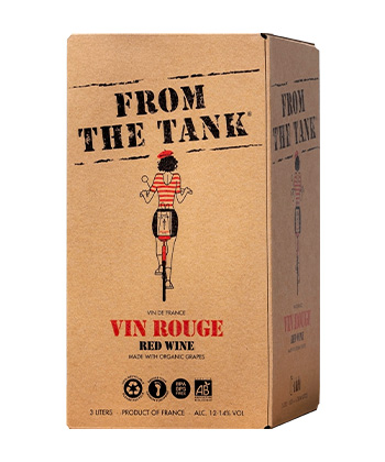 From the Tank Rouge is one of the best boxed wines for 2024. 