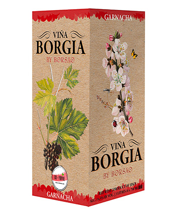 Vina Borgia Garnacha 2021 is one of the best boxed wines for 2024. 