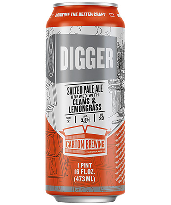 Carton Brewing Company Digger had Clams in it, one of the weirdest beer ingredients. 