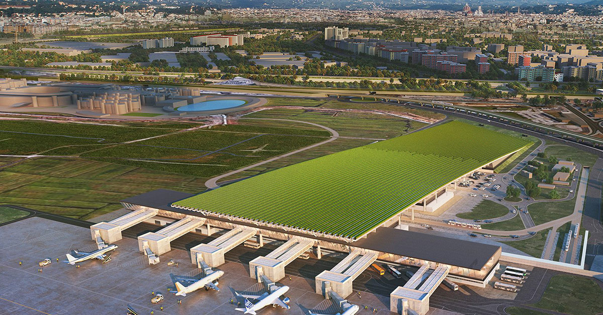 Florence s New Airport Terminal Will Have a 19 Acre Rooftop