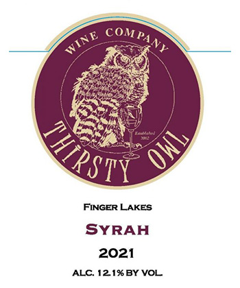 Thirsty Owl Wine Company Syrah 2021 is one of the best American East Coast Syrahs. 