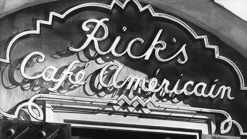 Rick's Café Americain from Casablanca is one of the most iconic fictional bars. 