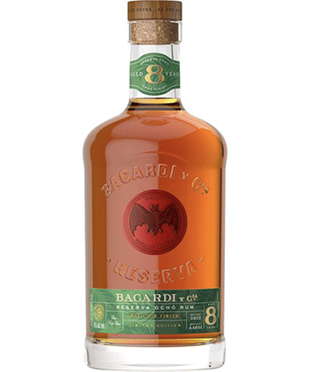Bacardi Reserva Ocho Rum Rye Cask Finish 8 Year is one of the best new rums to earn a place on back bars, according to bartenders. 
